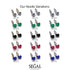 Heart Black Diamond Earrings - Noelle No. 24